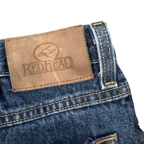 Redhead Field Pants Mens 36x30 Brush Guard Briar Jeans Outdoor Hunting Suspender - Picture 14 of 16